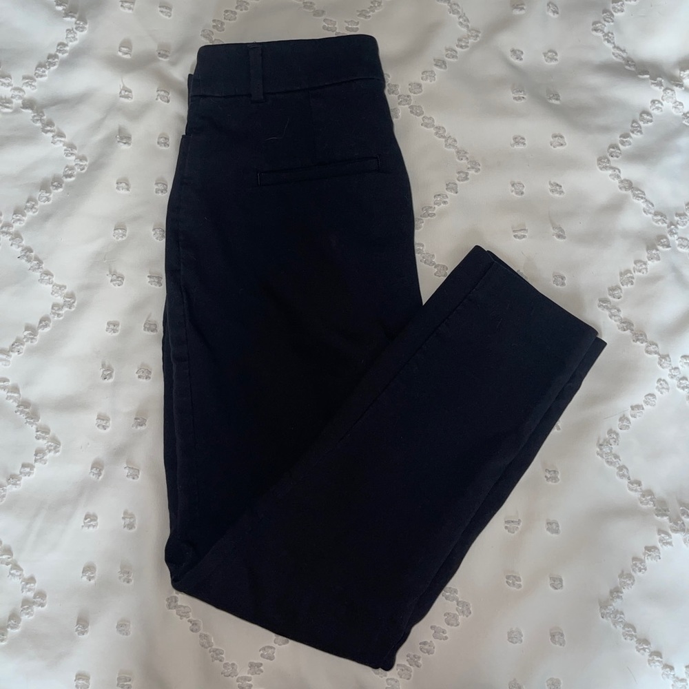 LOFT Skinny Black Pants Size 0P